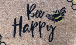 Bee Happy doormat